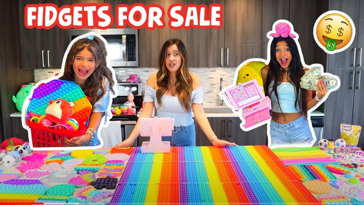 WE OPENED A FIDGET STORE AT HOME PART 2!😱