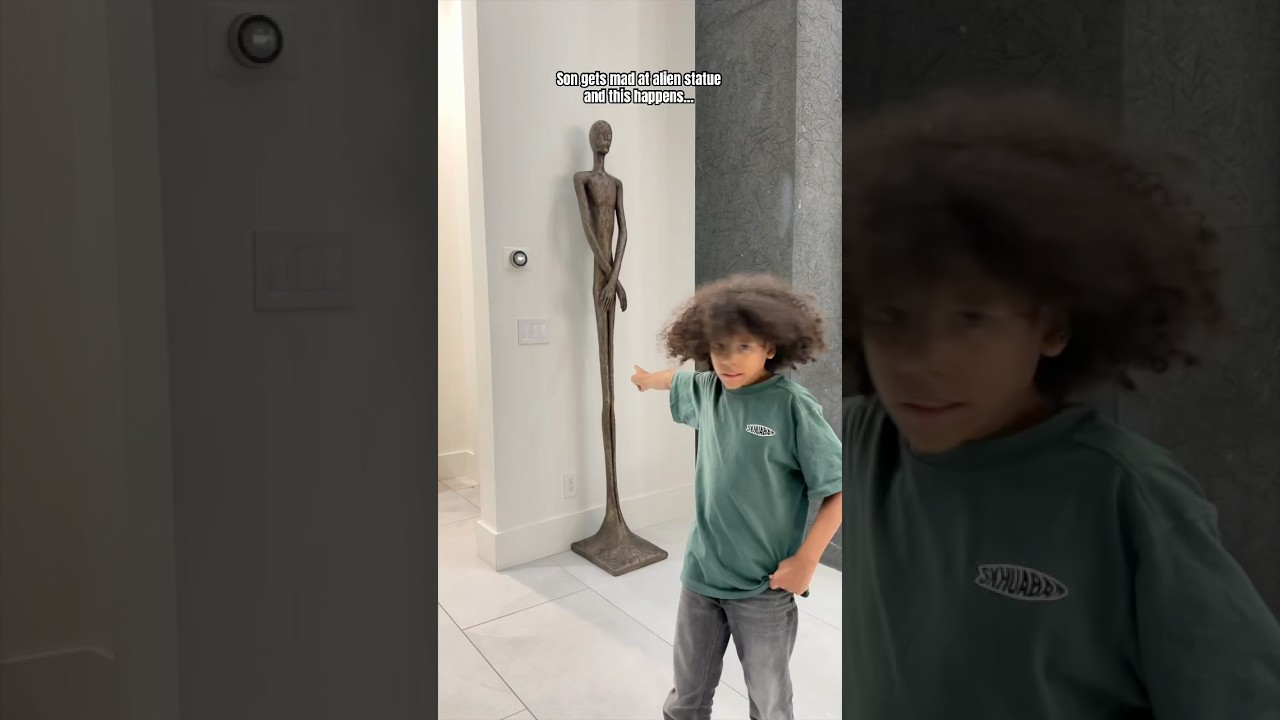 Our Son wants the Alien OUT  and this happens&hellip;  #shorts #haunted #scary