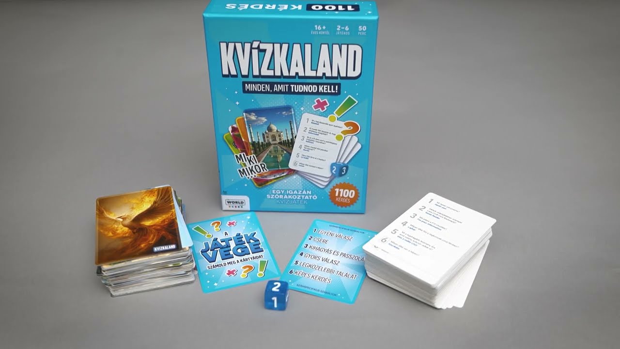 Kvízkaland - JÁTÉKBEMUTATÓ - REGIO JÁTÉK