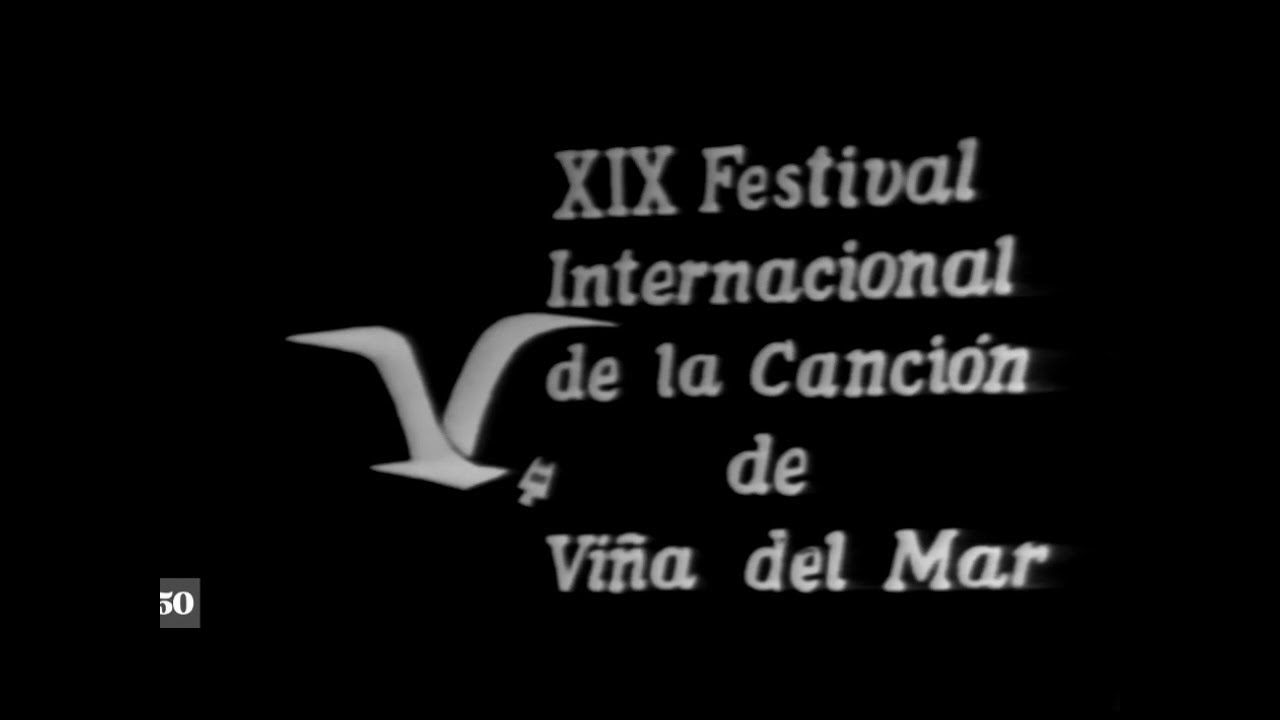 Intro del Festival de Viña del Mar 1978, en blanco y negro