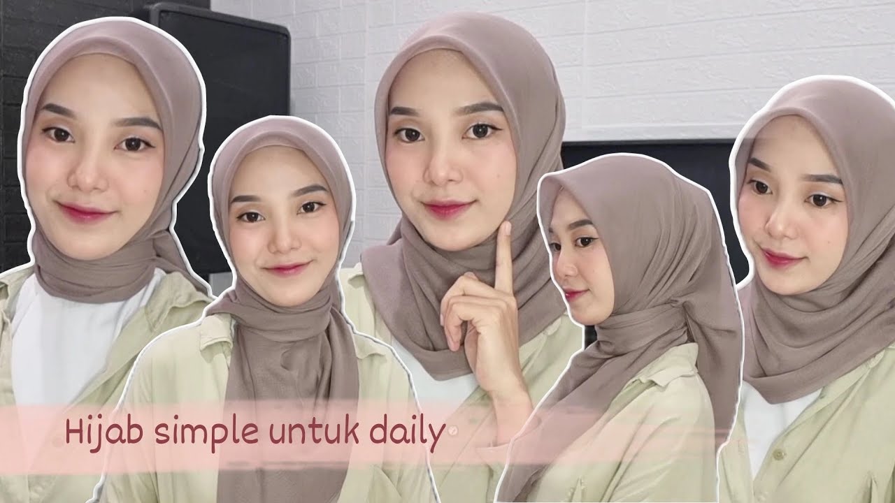 TUTORIAL HIJAB SEGI EMPAT SIMPLE UNTUK KULIAH, KERJA, SEHARI HARI, LAMARAN, WISUDA COCOK BUAT PEMULA