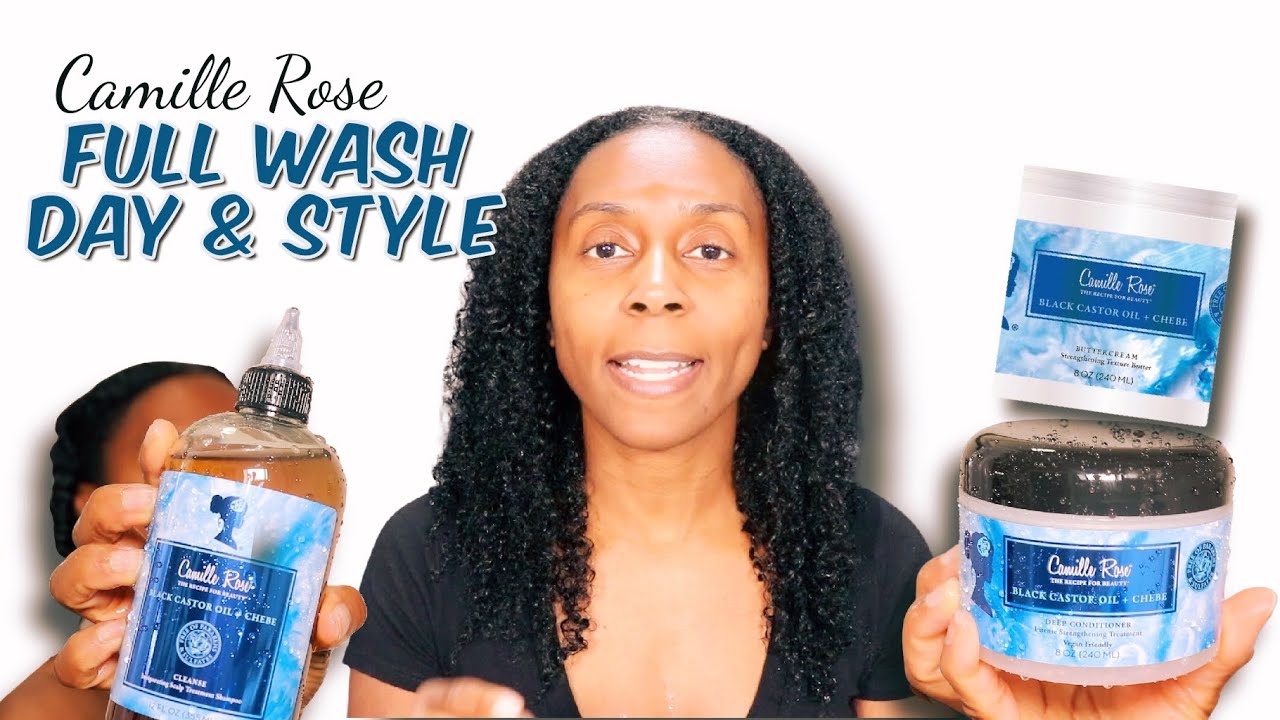 *NEW* Camille Rose Black Castor & Chebe Line| The Perfect Wash Day Routine for MOISTURE & STRENGTH!