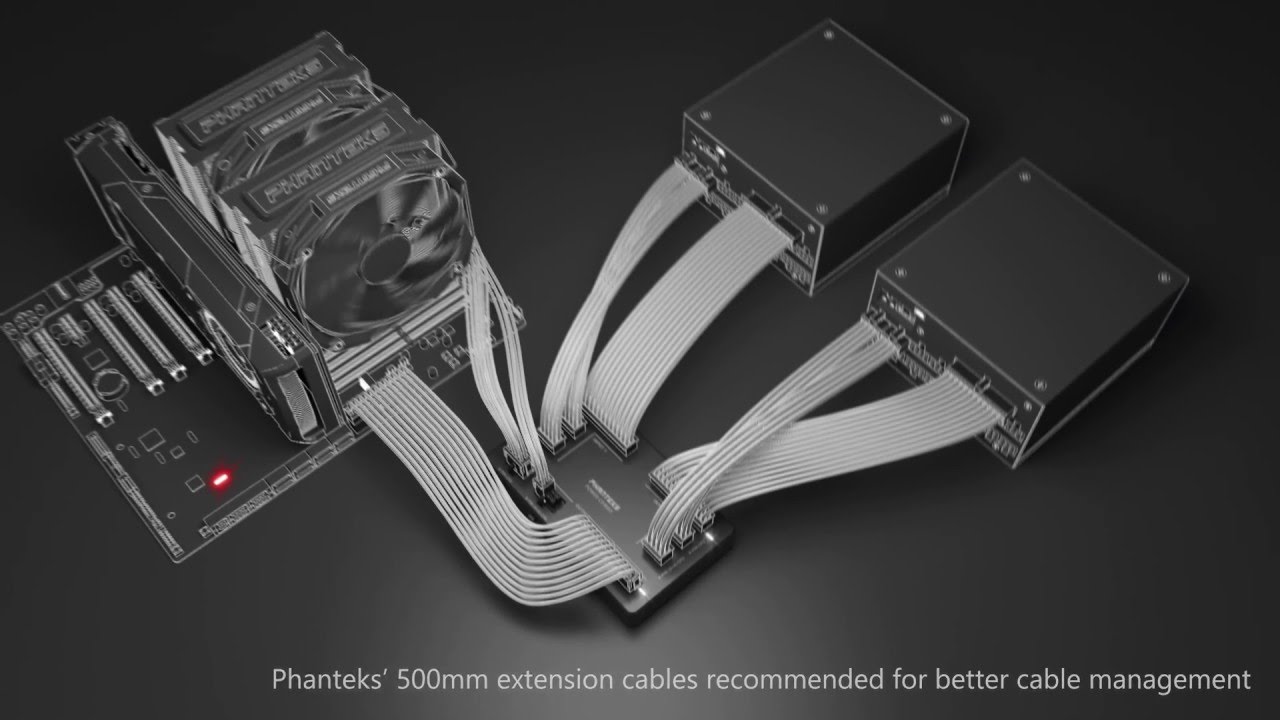 Phanteks Power Combo - 2 Power Supplies 1 Motherboard