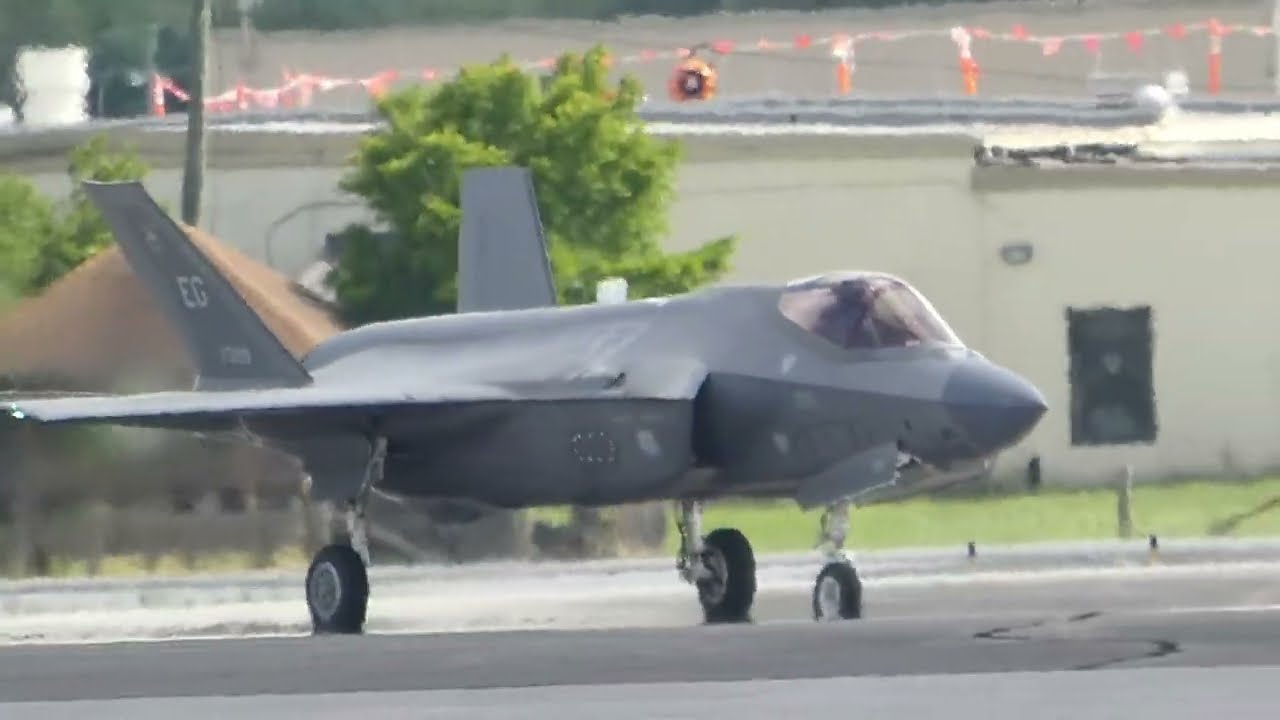 POWERFUL Full Afterburner F-35 Take Offs! Eglin AFB, FL