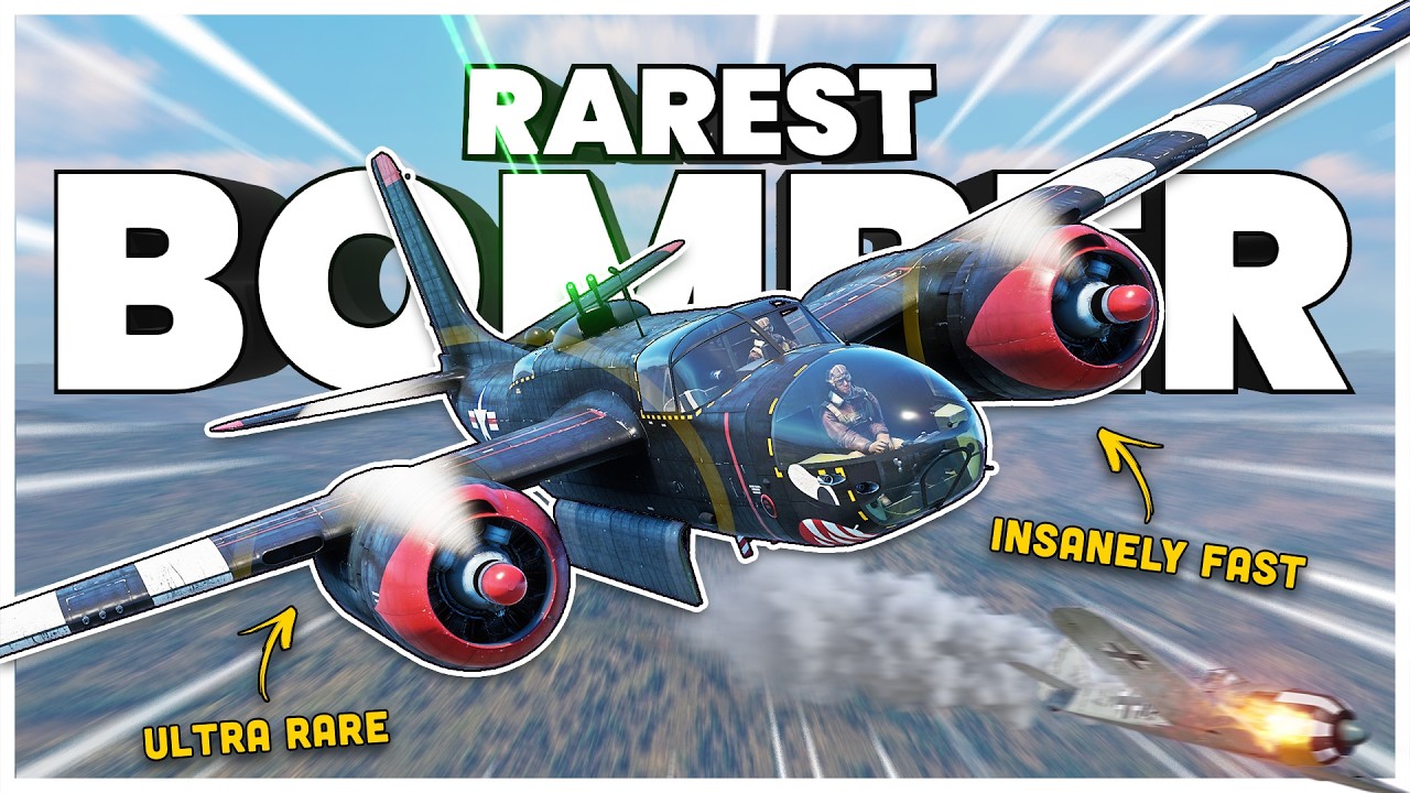Играем на самом редком американском бомбардировщике в War Thunder (A-26 C-45DT)