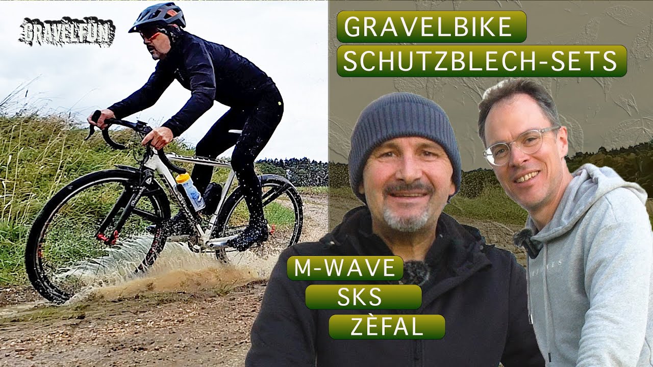 TEST: Schutzblech-Sets für Gravelbikes von M-Wave, SKS und Zefal