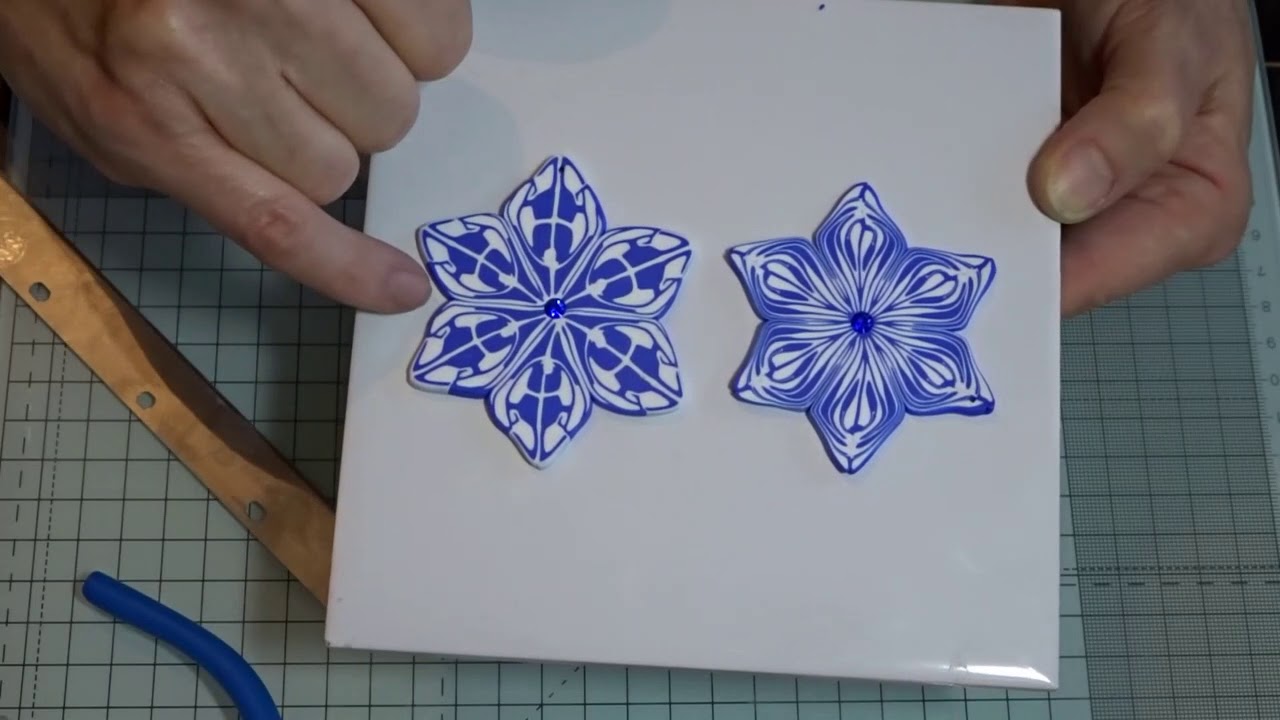 A Snowflake Cane in Polymer Clay with Fiona Abel-Smith