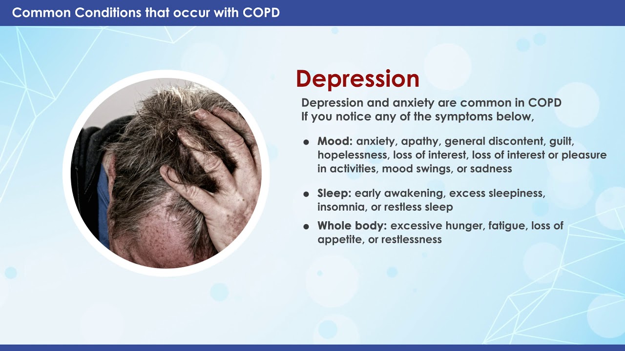 Common conditions that occur with COPD