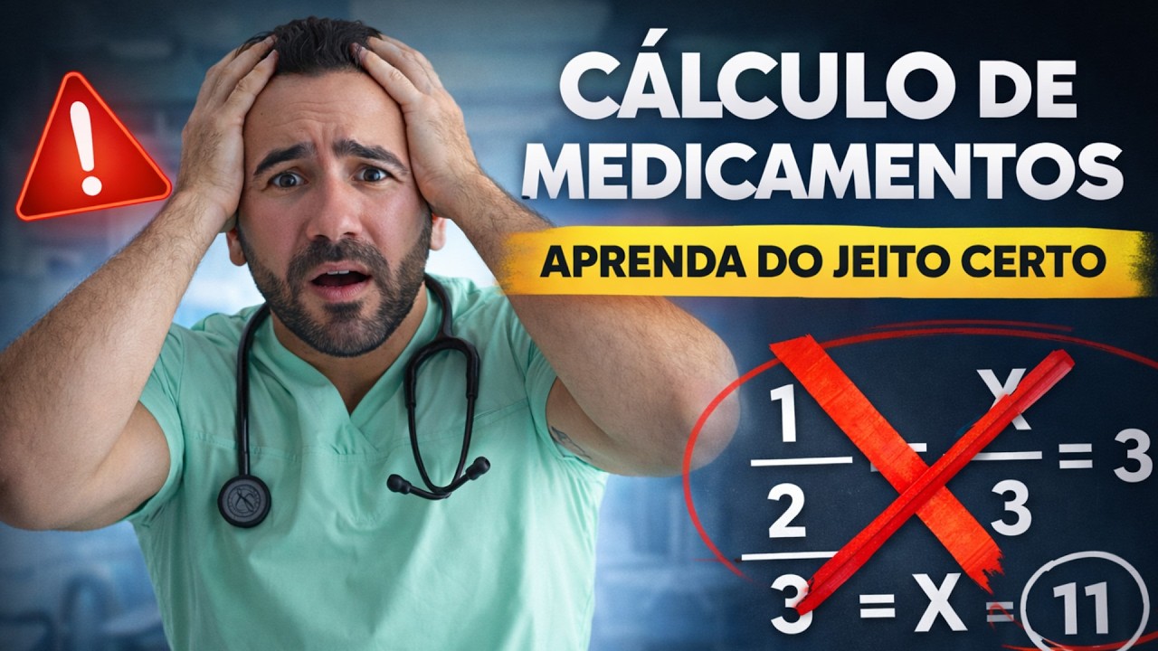 CÁLCULO DE MEDICAMENTOS DO JEITO CERTO - FÁCIL E RÁPIDO