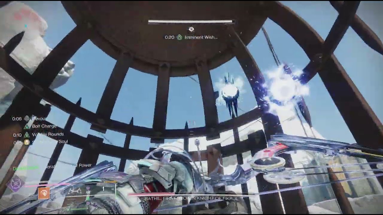 Warlords Ruin 3rd encounter using only glaives, bows, and swords.