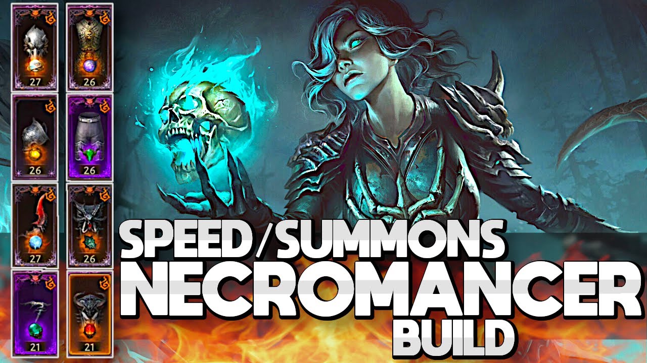 NEW Necromancer Speed / Summons Build in Diablo Immortal
