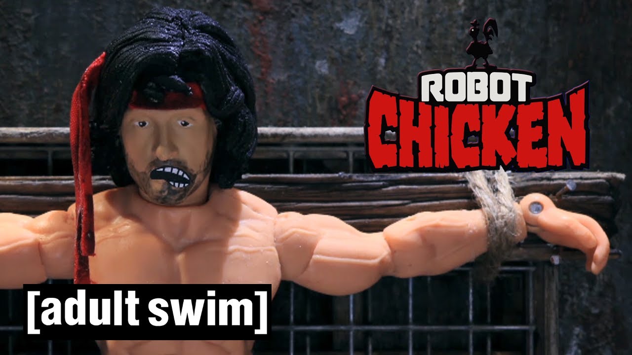 3 Rambo Moments | Robot Chicken | Adult Swim