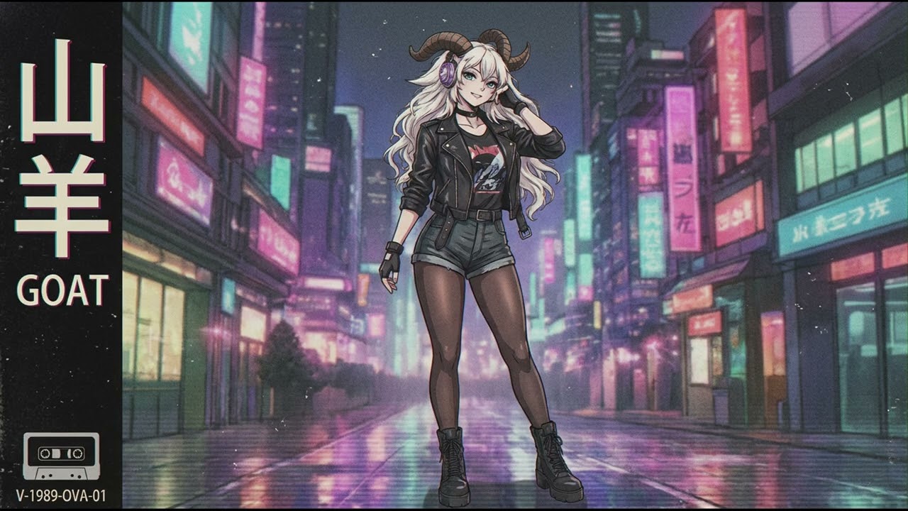 Synthwave Cyberpunk Mix | Darksynth for Focus & Coding | Goat (2567 八月-ネ)