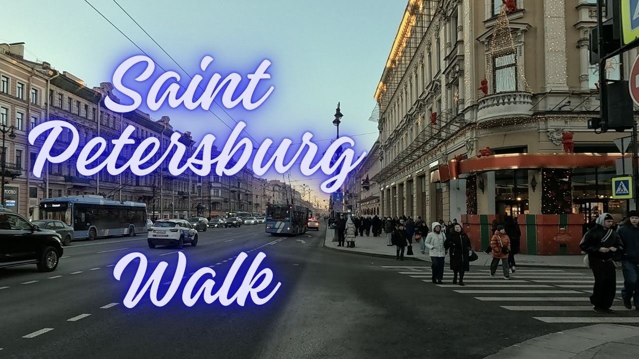 Saint Petersburg Russia City Walk 🇷🇺 | Nevsky Prospect & Historic Streets | 4K