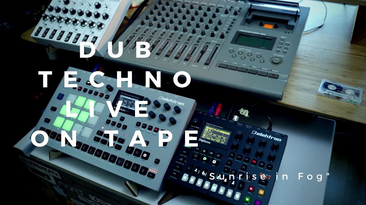 Dub Techno Live Session on Tape (Digitone, Lyra8, Rytm, Portastudio) | 