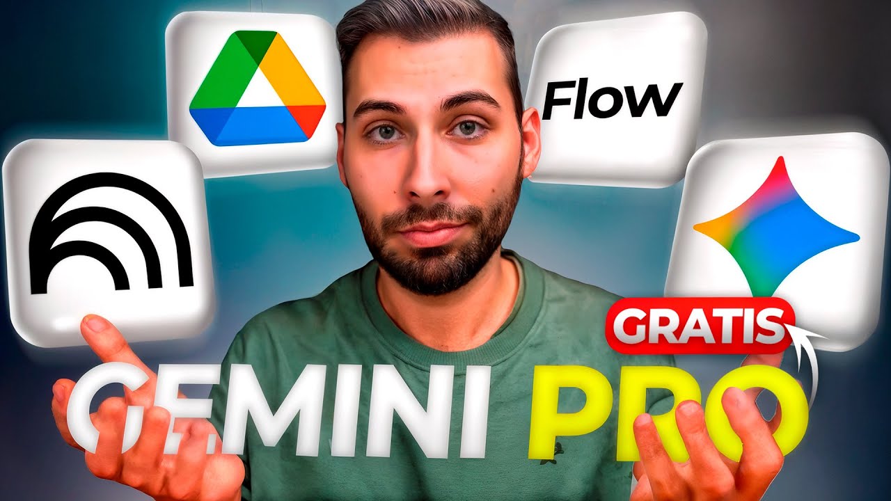 Gemini desbloqueado! Cómo tener Google AI PRO GRATIS 🤯 Gemini Workspace, Flow, ...