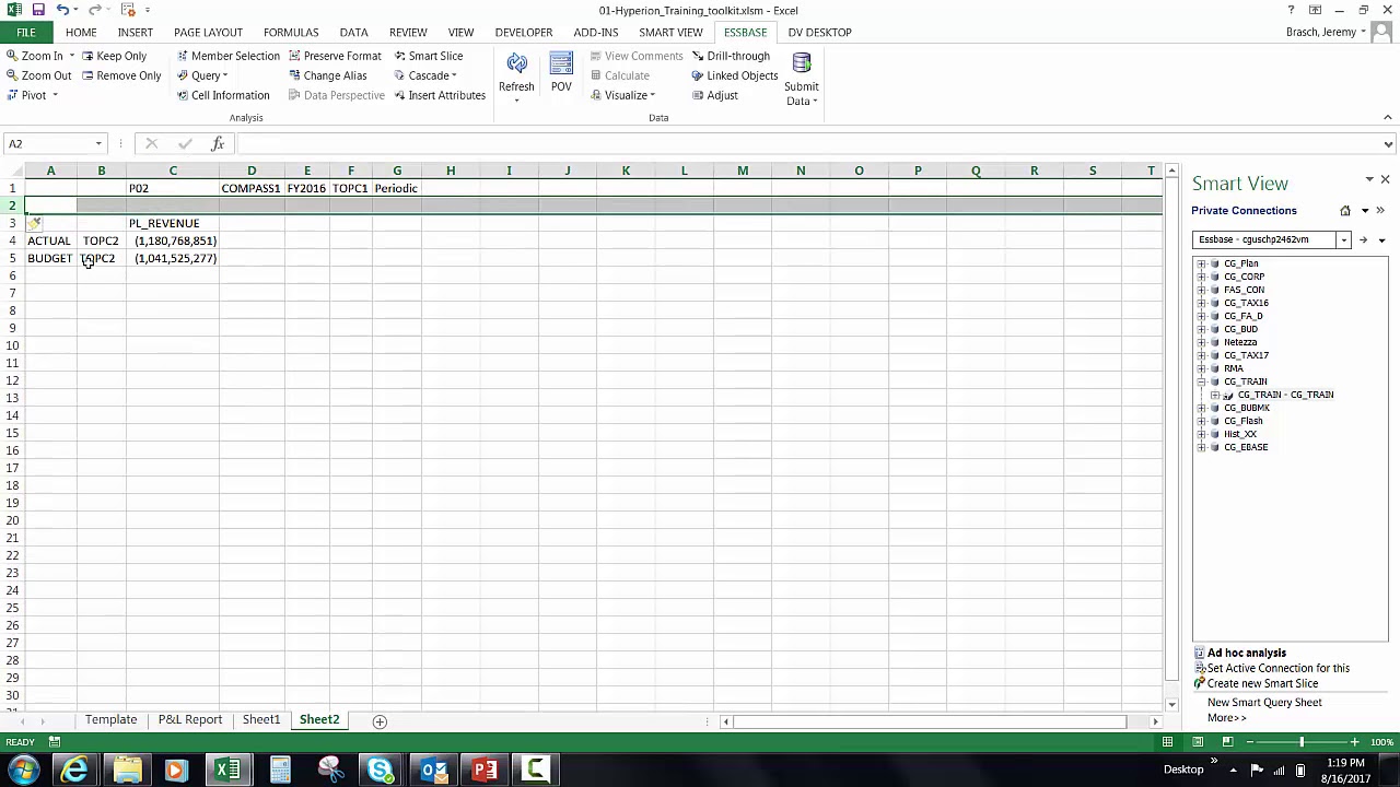 Getting started with Smartview Adhoc