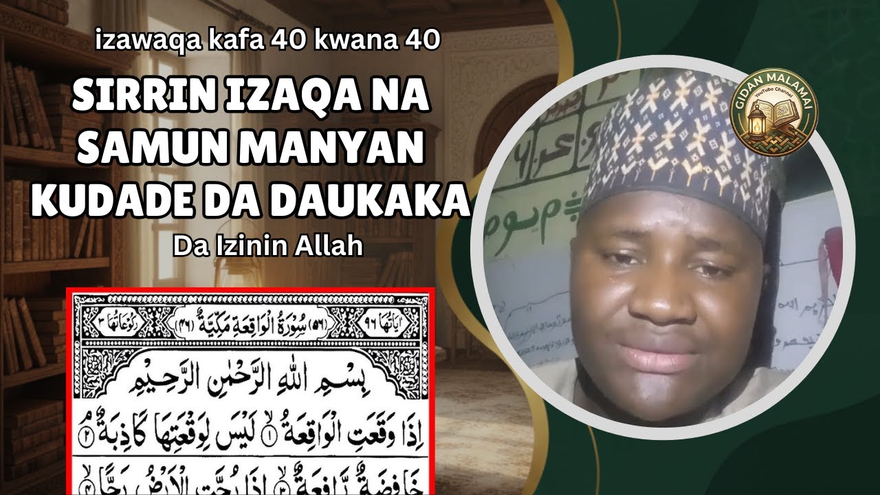 Sirrin izawaqa na samun Manyan Kuɗaɗe Da Ɗaukaka - Gidan Malamai
