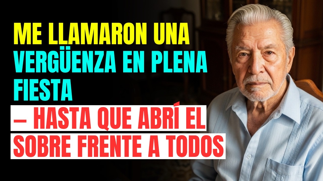 Me Llamaron Una Vergüenza En Plena Fiesta — Hasta Que Abrí El Sobre Frente A Todos