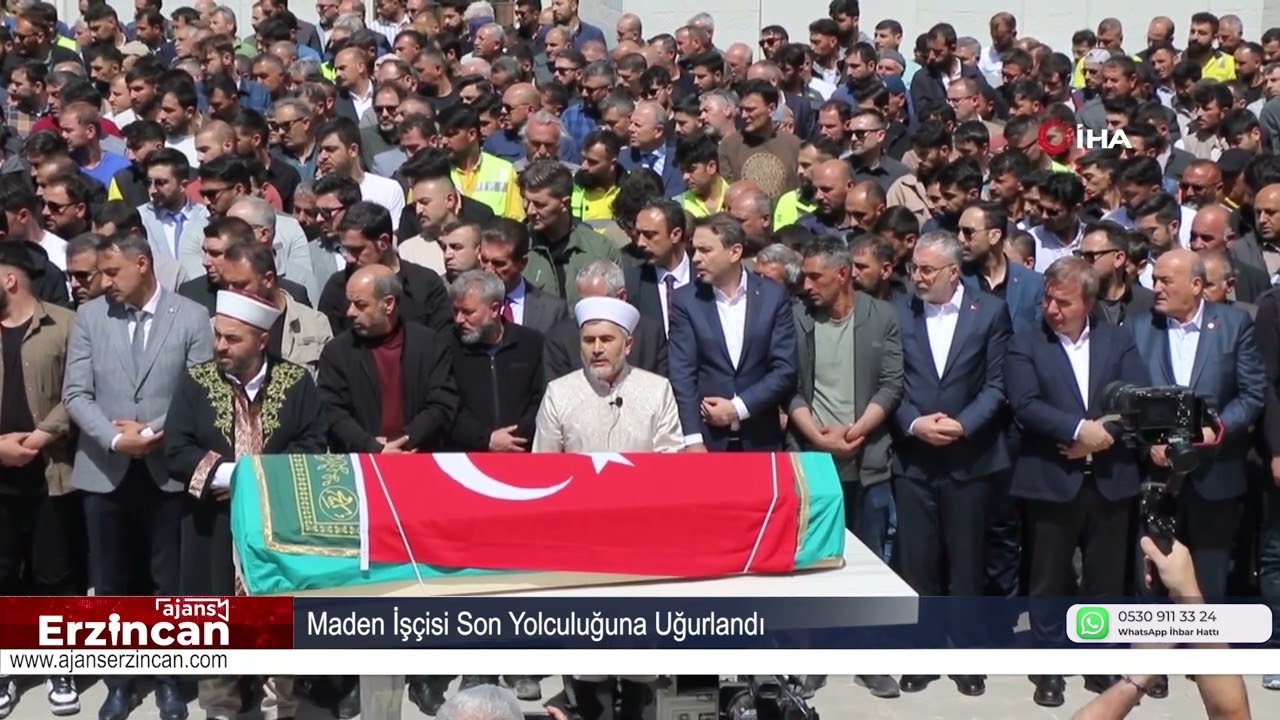 Maden İşçisi Son Yolculuğuna Uğurlandı