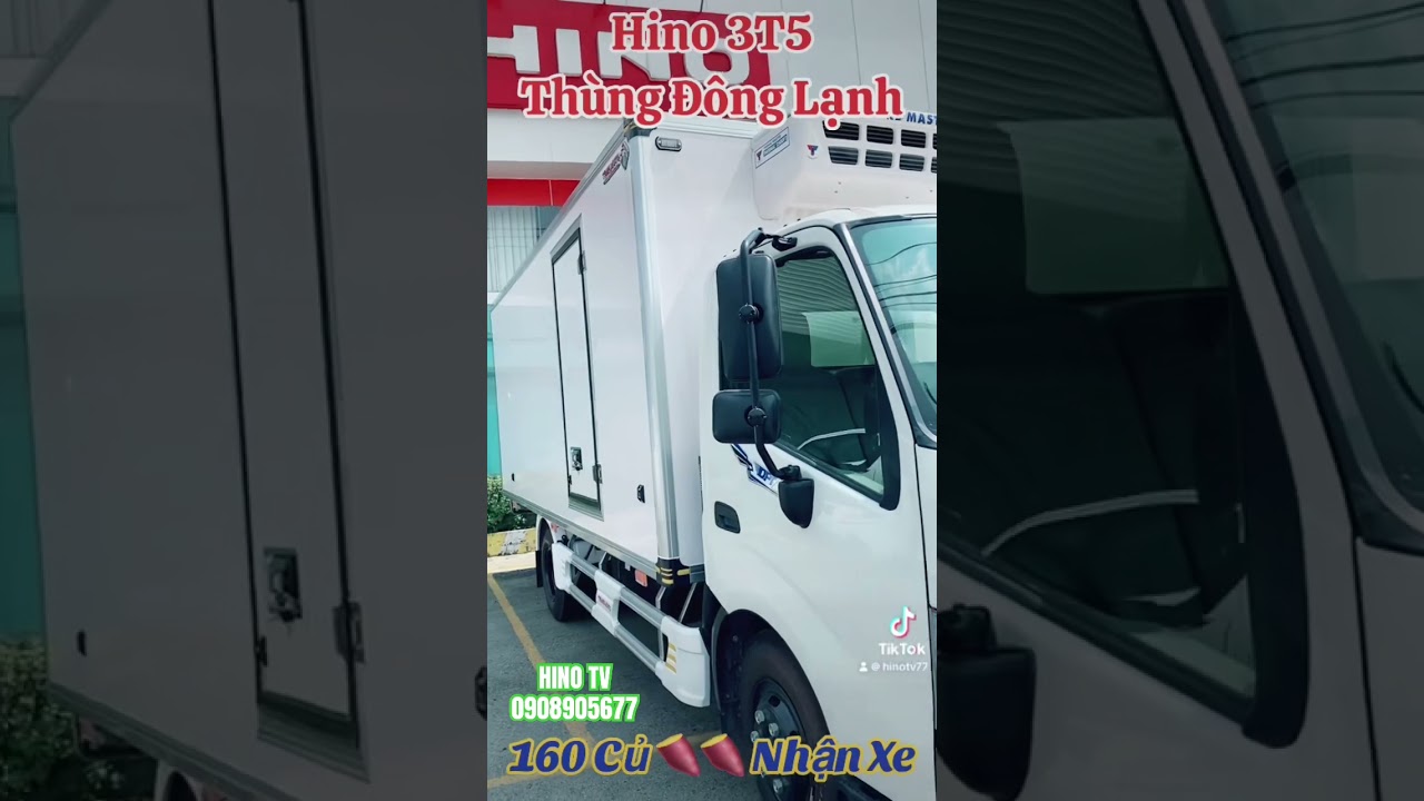 Xe Hino XZU720L 3T5 Th&ugrave;ng Đ&ocirc;ng Lạnh | Gi&aacute; Hino 3T5 Đ&ocirc;ng Lạnh #hino3t5 #hino300 #xehino3t5