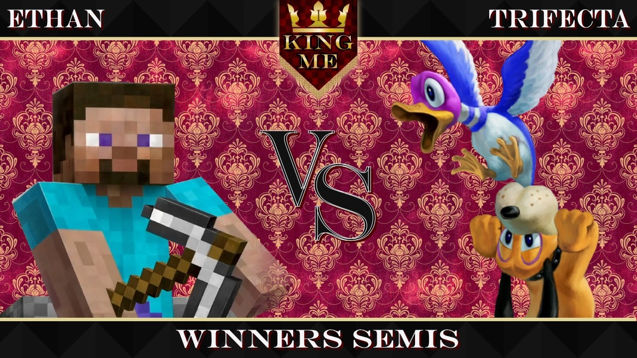 Ethan (Steve) vs Trifecta (Duck Hunt) - King Me III Winners Semis