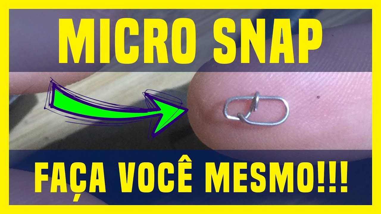 COMO FAZER MICRO SNAP PARA PESCA ULTRALIGHT - FIZ, TESTEI A RESISTÊNCIA E OPINEI SOBRE O USO DE SNAP