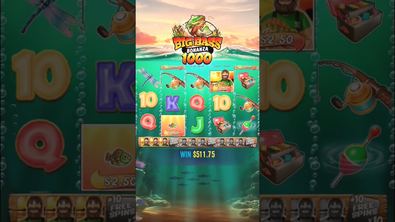 Big Bass Bonanza 1000 - 1000X Win 0.5€ to 500€!! 