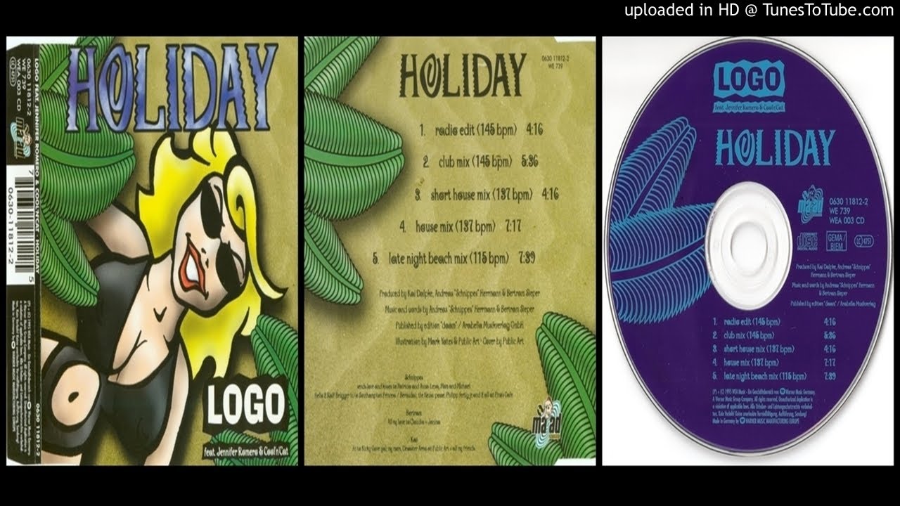 Logo feat. Jennifer Romero & Cool'n'Cat &lrm;&ndash; Holiday (House Mix &ndash; 1995)