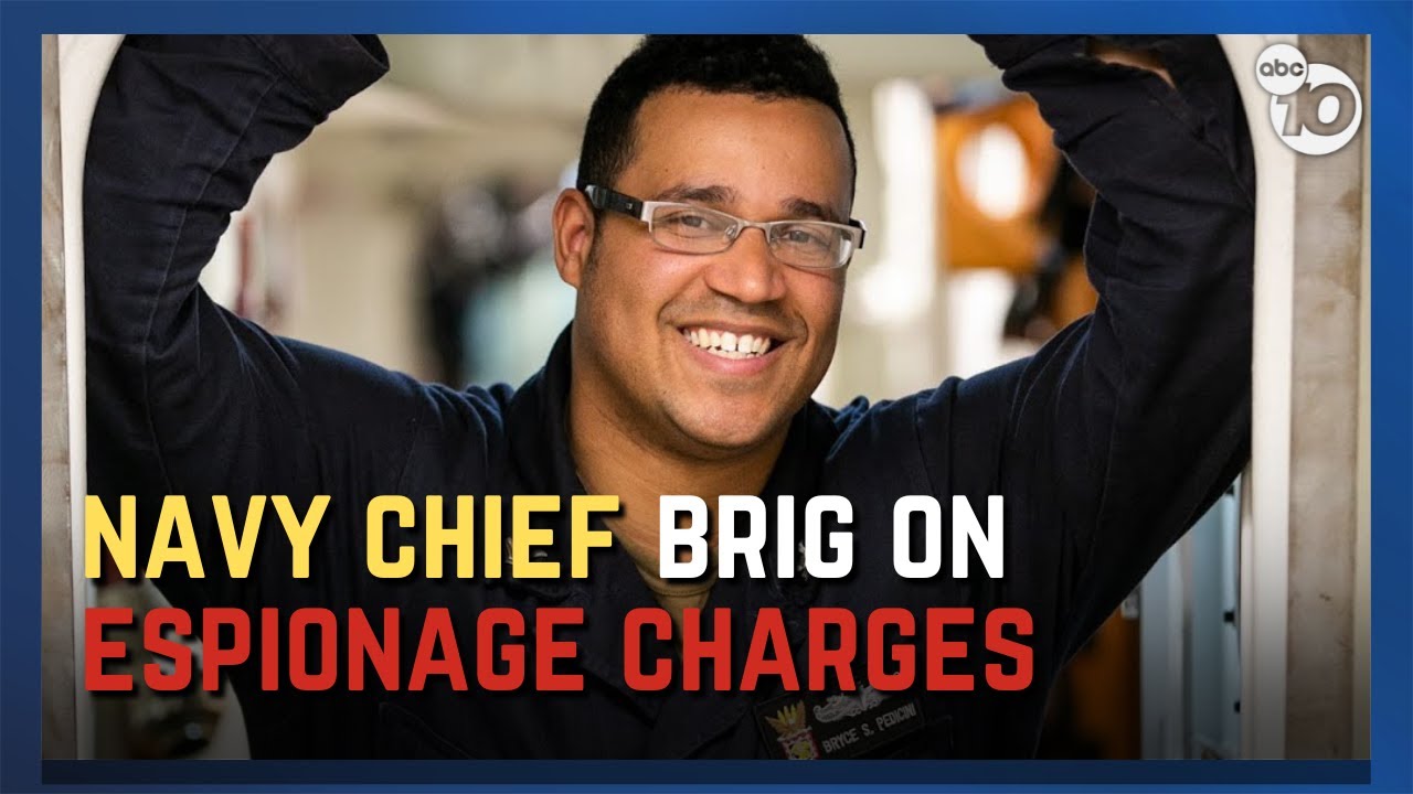 Navy chief in San Diego military brig on espionage charges