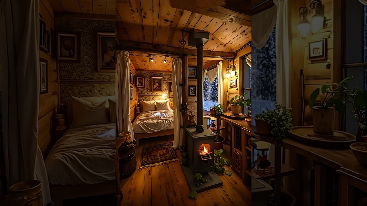 Healing, Meditation, Focus, DeepWorkASMR, Calming, MindfulRain Relaxation, InnerPeace, Snow,CozyRoom