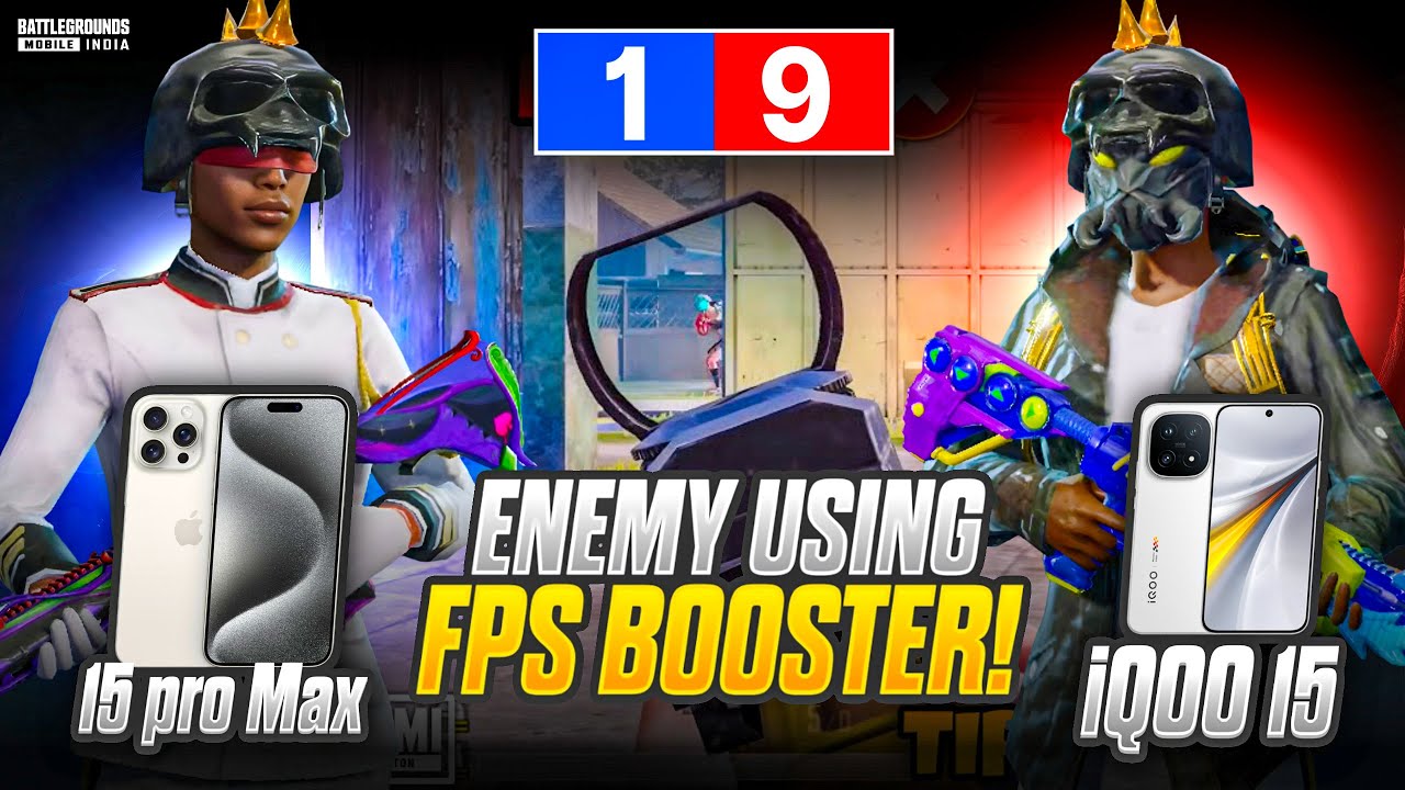 iQOO 15 VS iPhone 15 Pro Max BGMI Best 120 FPS Smartphone ￼🔥✅