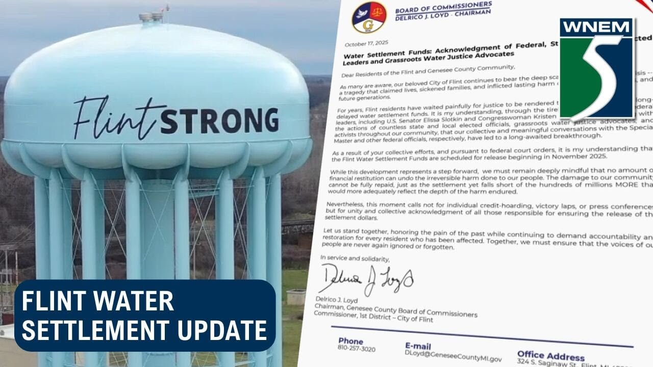 Could Flint water settlement funds be released soon?
