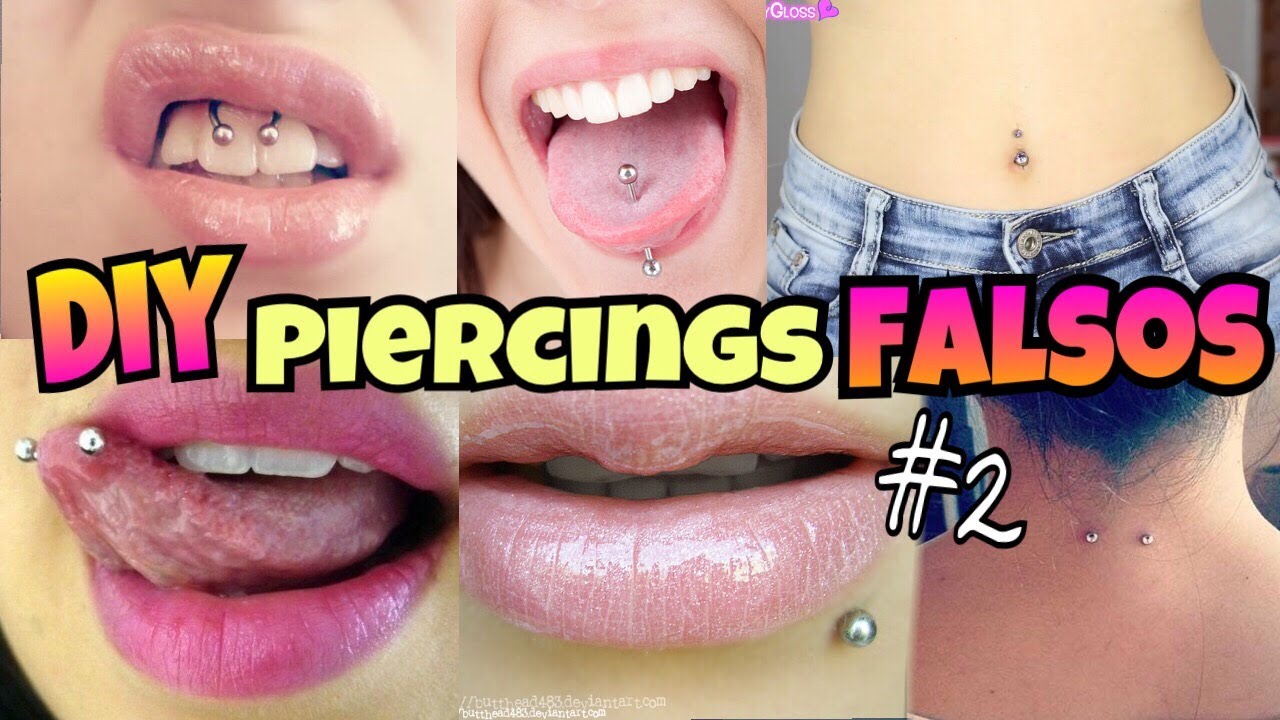 DIY | Como Hacer Piercings Falsos en Casa y que Parezcan REALES #2 | NatyGloss
