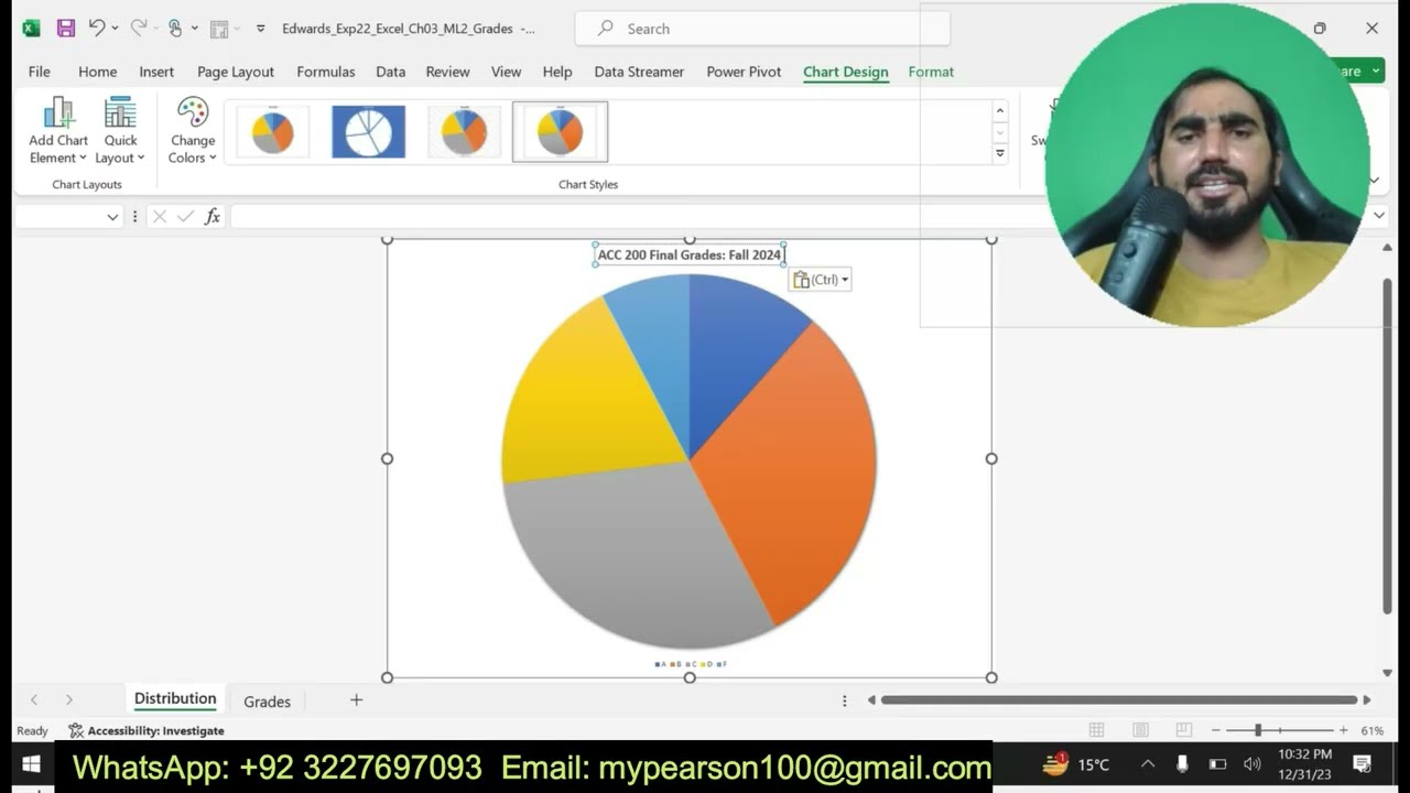 Exp22 Excel Ch03 ML2 Grades/Exp22_Excel_Ch03_ML2_Grades.xlsx | @MyitlabTutor512