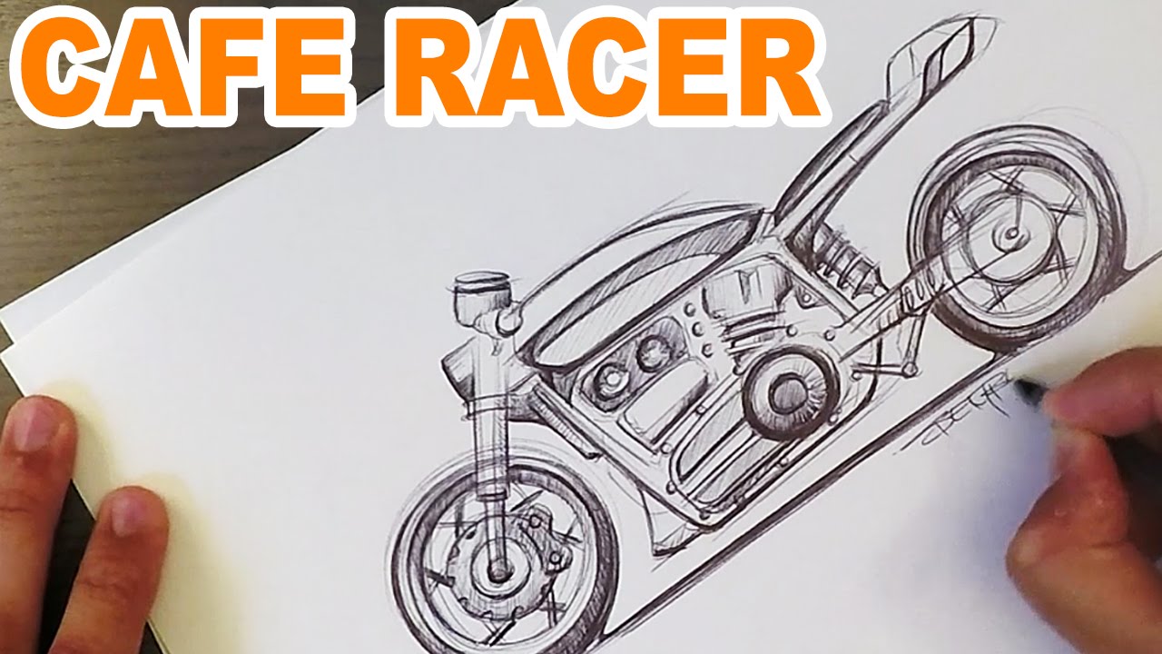 Cafe Racer Sketch!