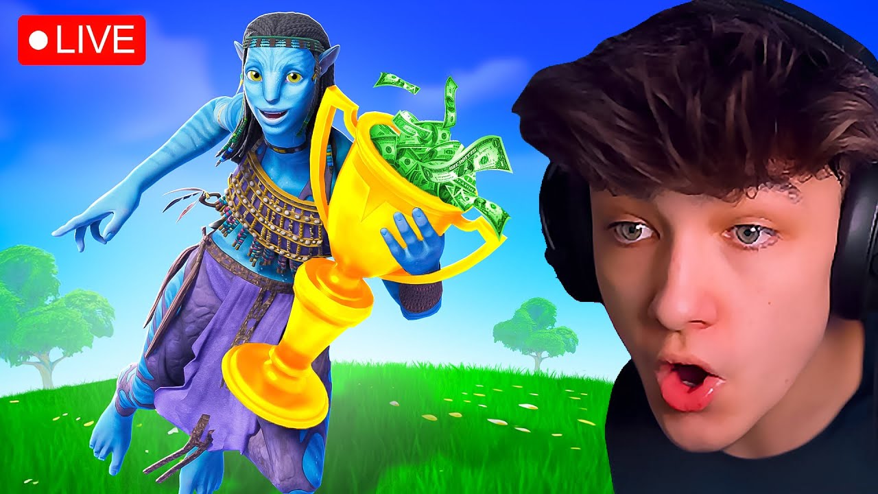 🔴LIVE! - WINNING *SOLO TOURNAMENT* in FORTNITE!