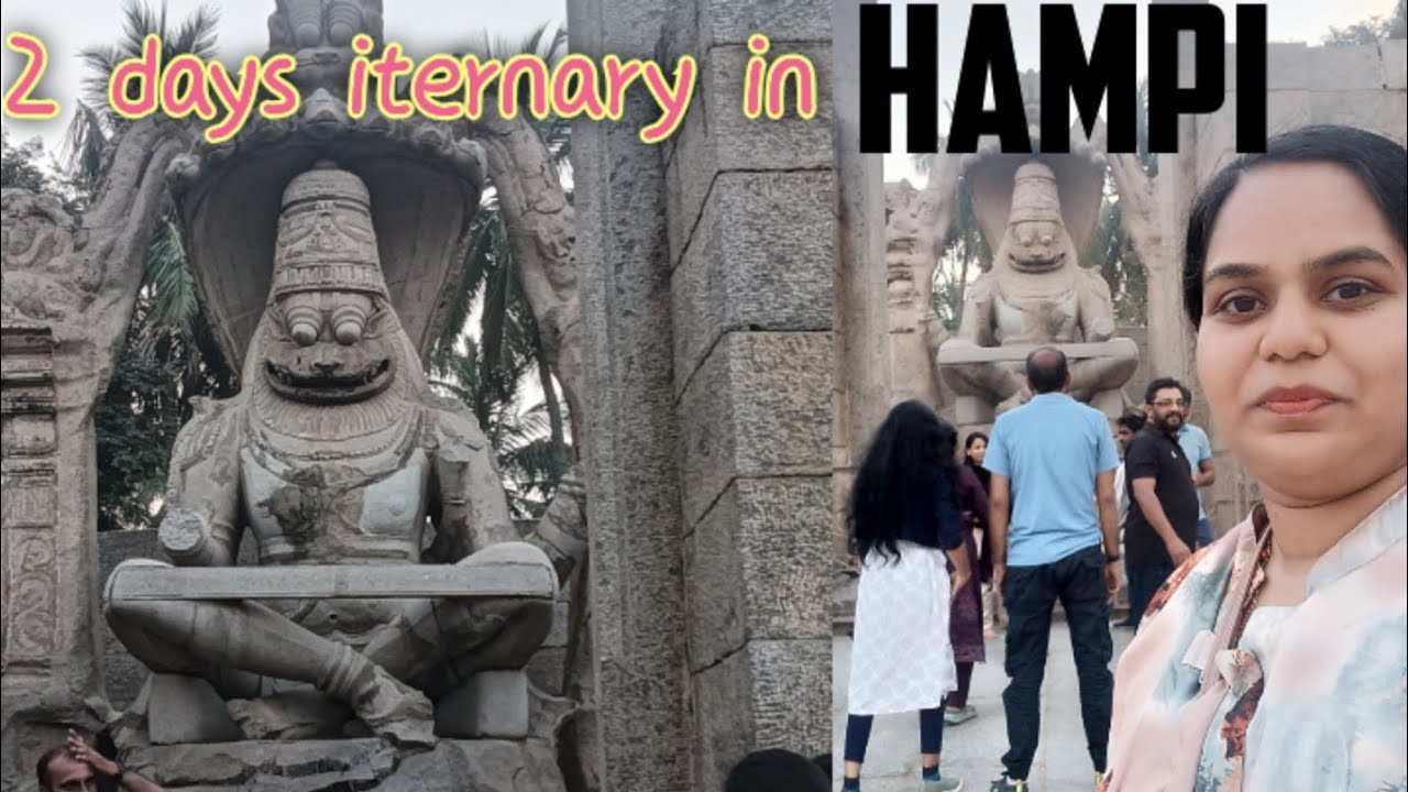 #narasimha lakshmi idol of hampi ll how is this possible so big😳monolithic shivling #hampi
