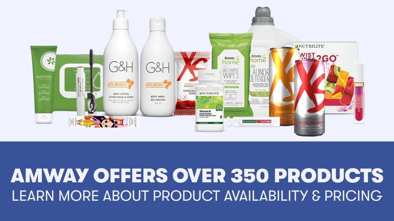Amway Offers Over 350 Products | Amway