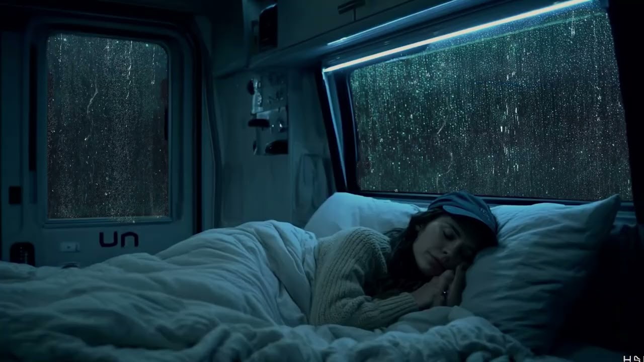 Sleep Immediately 🚗 Rain Sounds in Car with Thunder, Heavy Rain Sounds for Sleeping and Relaxation