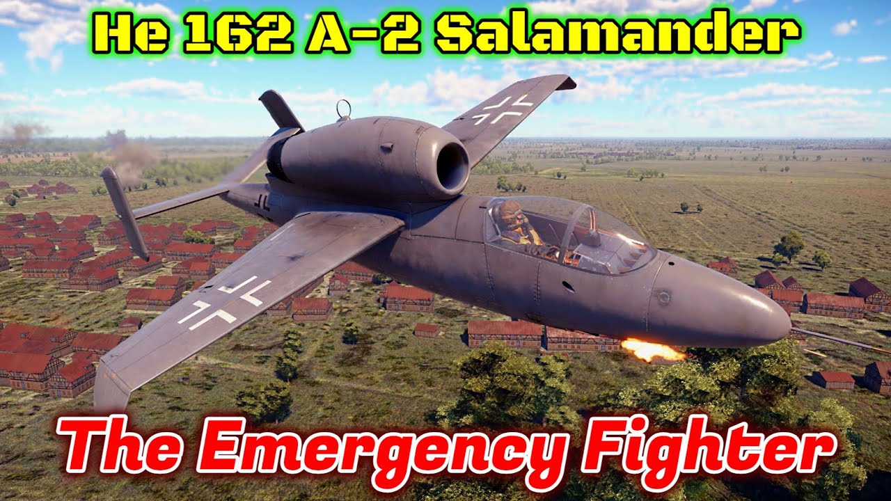He 162 A-2 Salamander - Wood + Jet = What Could Go Wrong? [War Thunder]