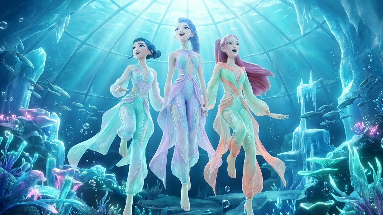 Golden x Zoo Mermaid Dance in Frozen Ocean ❄️ KPop Demon Hunters Cinematic Fantasy