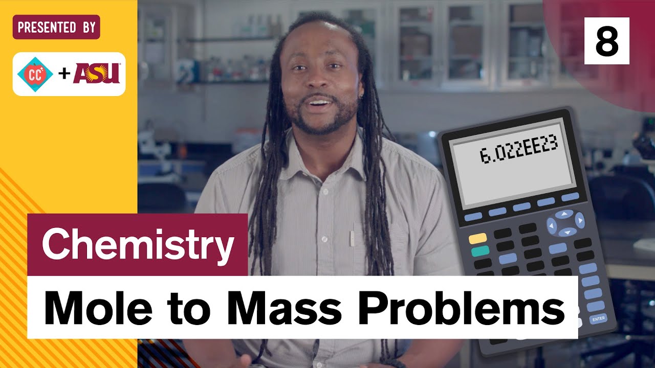 Mole to Mass Problems: Study Hall Chemistry #8: ASU + Crash Course