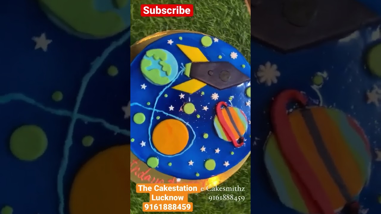 Space themed Birthday Cake