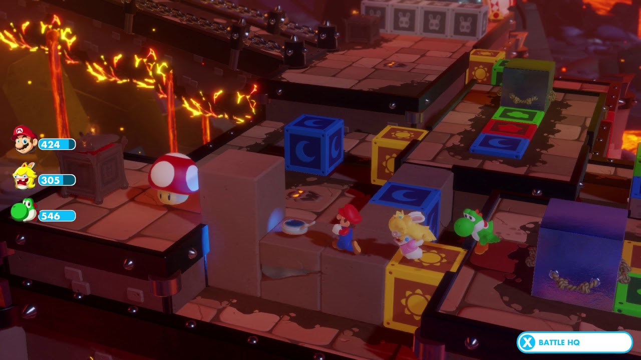 Mario + Rabbids Kingdom Battle - World 4-8: Castle Guards