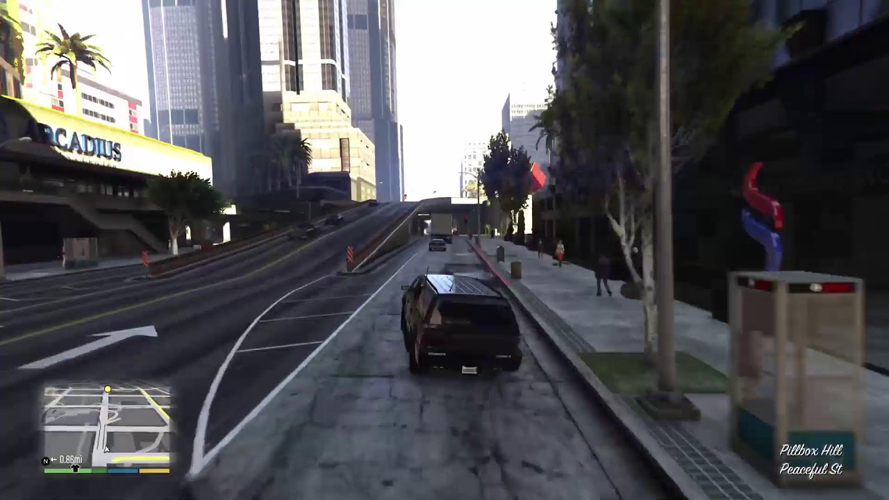 Playing GTA 5 story mode ending A