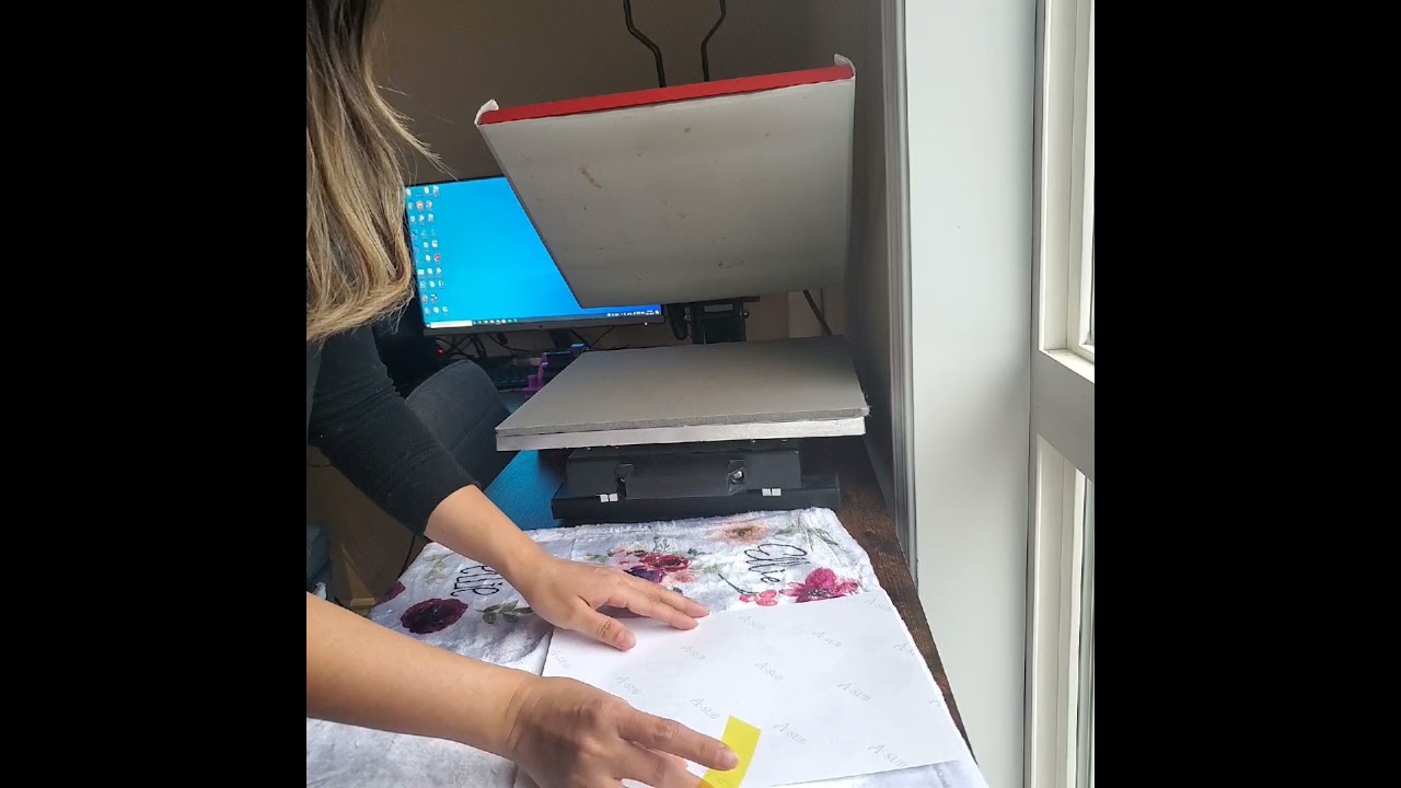 Personalized Baby Blanket Sublimation. How to press a blanket. Polyester Sublimation.