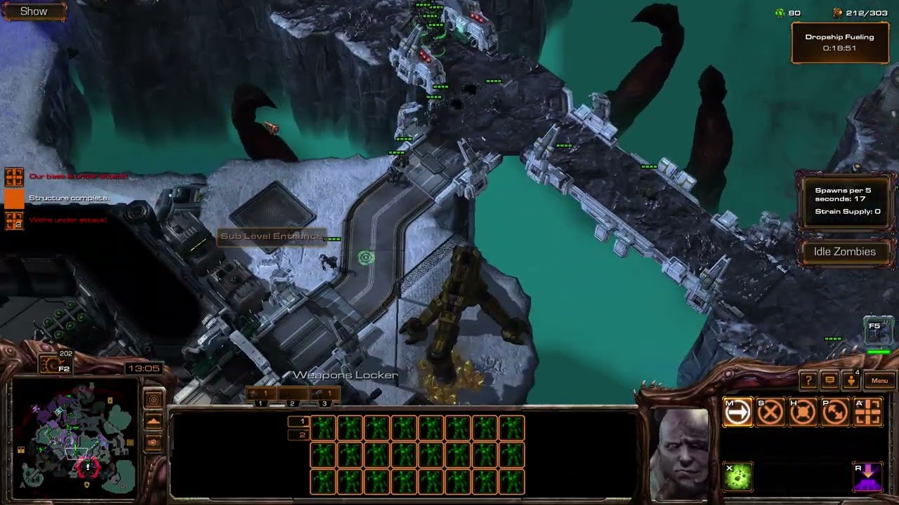 StarCraft 2 - Oh No It's Zombies 155(Arctic-M Ext. Adv.) || Zombie Horde