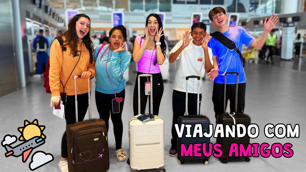 VIAJANDO COM MEUS AMIGOS * MALAS PRONTAS * Luluca's House
