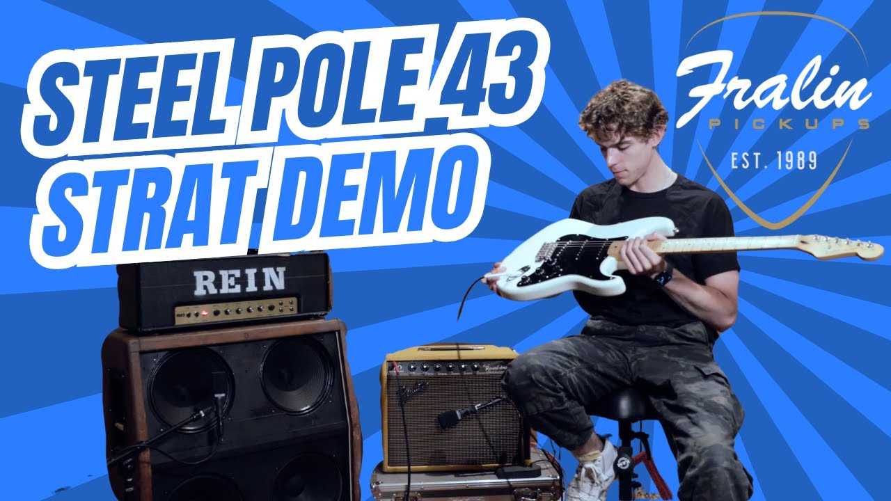 Lindy Fralin Steel Pole 43 Strat Pickups Demo